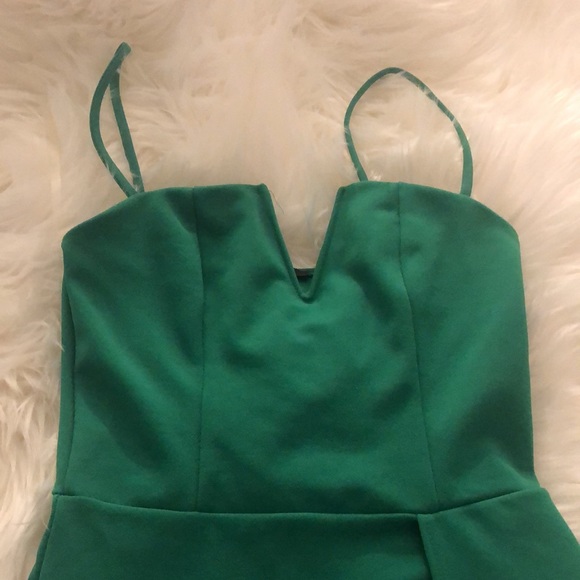 Green lime mini dress - Picture 2 of 4